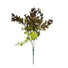 Zimostráz plastová větvička tm. hnědo-zelená 34 cm