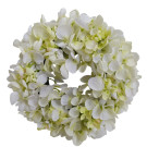 Věnec Hortenzie krémovo-zelená Ø 24 cm