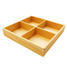 Dřevěná krabička / organizér 10x10cm