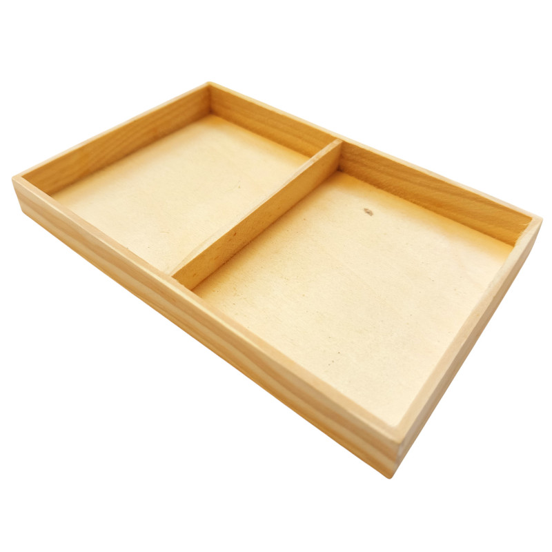 Dřevěná krabička / organizér 14,5x9,5cm