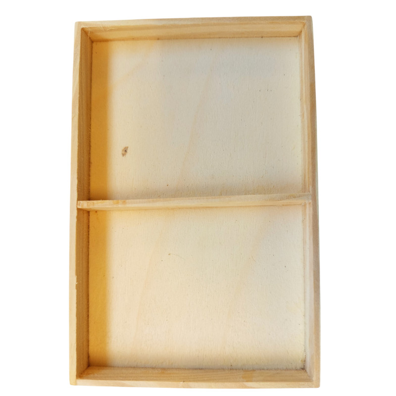 Dřevěná krabička / organizér 14,5x9,5cm