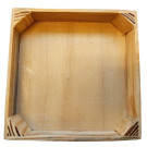 Dřevěná krabička / organizér 10x10 cm