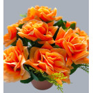 Růže v květináči oranžová 22 cm