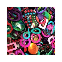 Mix korálků s perletí 400g