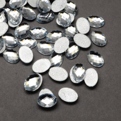 Kabošonek 150ks plastový 10x14x3 mm ovál