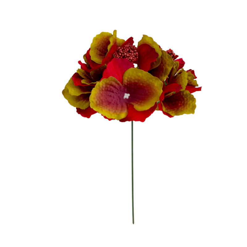 Hortenzie třešňovo-zelená vazbová Ø 17 cm