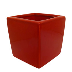 Obal keramický červený 8*8 cm