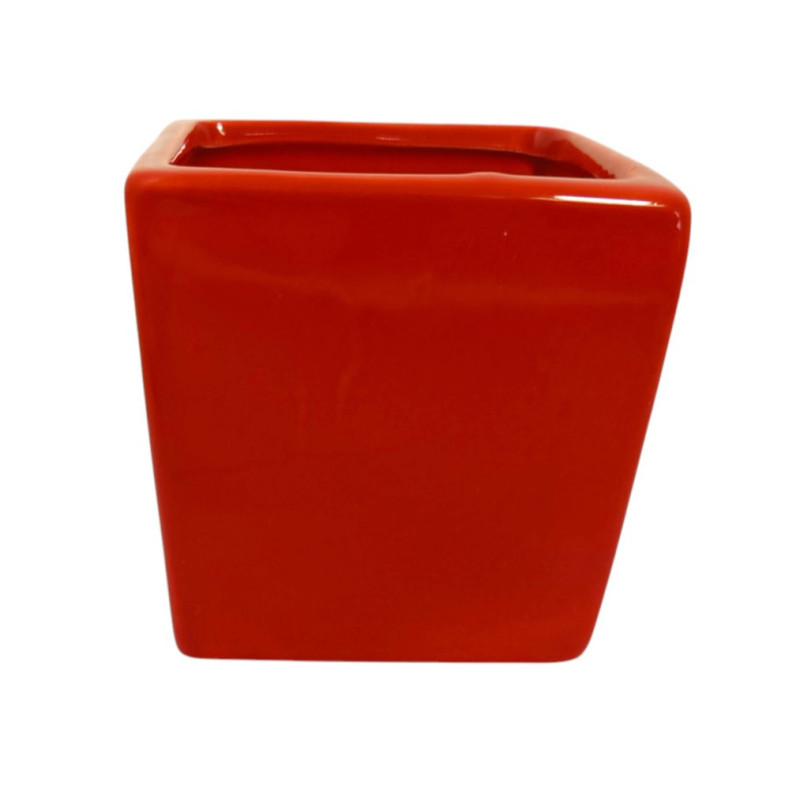 Obal keramický červený 8*8 cm