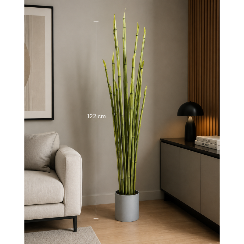 Dekorační travina Sanseveria 122 cm