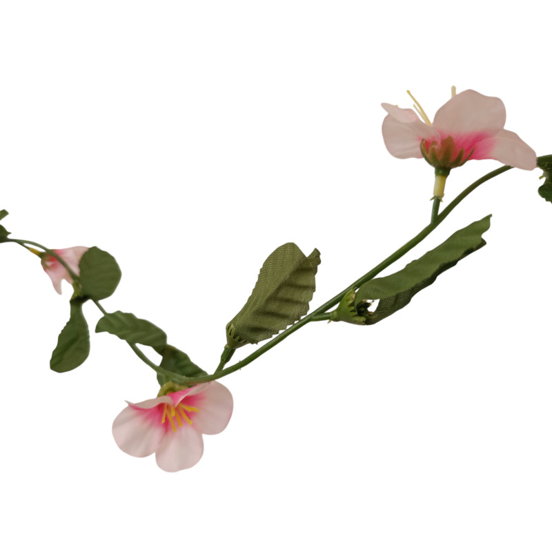 Girlanda Azalea se sv.růžovými květy 170 cm