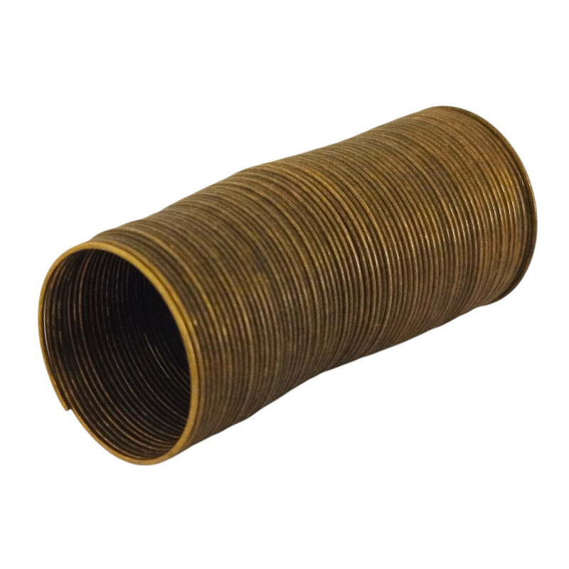 Paměťový pružný drát 70 otoček bronzový  Ø 2,2 cm