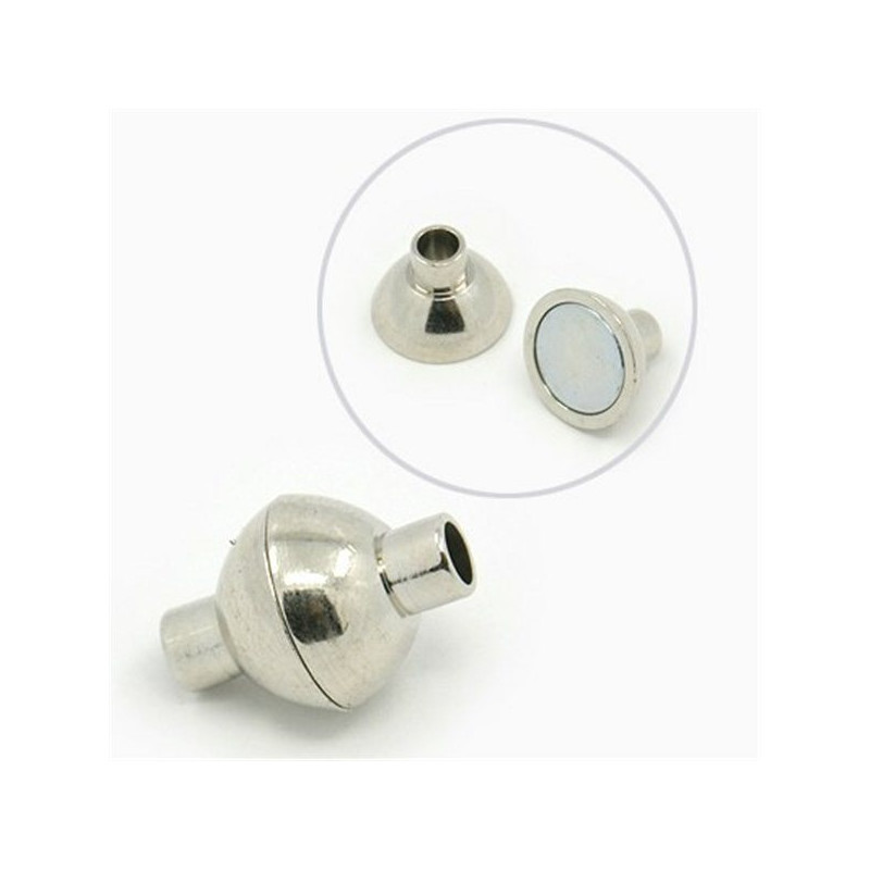 Magnetické zapínání 5 ks platinové 14*10 mm