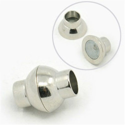 Magnetické zapínání 5 ks platinové 15*12 mm