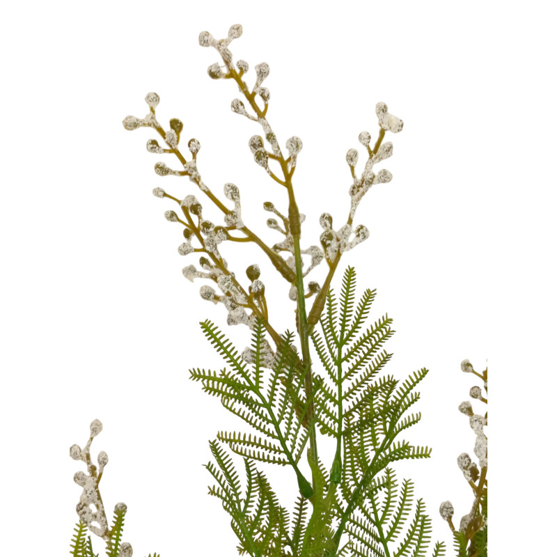 Větvička kvetoucí asparagus 3 barvy 77 cm