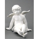 Anděl sedící porcelán 10,5 cm