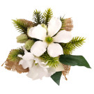 Dekorace magnolie 18 cm