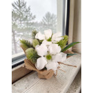 Dekorace magnolie 18 cm