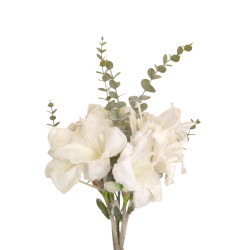 Kytice vázaná lilie a eukalyptus 60 cm