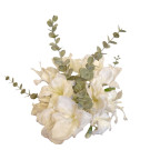 Kytice vázaná lilie a eukalyptus 60 cm