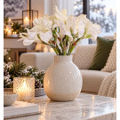 Lilie zasněžená 6 ks bílá 46 cm