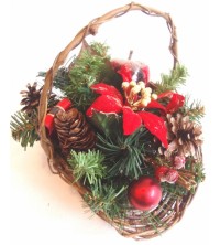 Košík zdobený 22*20 cm