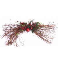Závěsná dekorace z proutí 60 cm