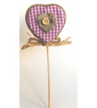 Srdce zápich 7*24 cm