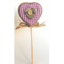 Srdce zápich 7*24 cm