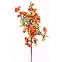Větev podzimní bobule oranžová 40 cm