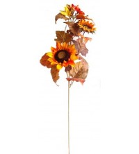 Slunečnice oranžovo-žlutá 70 cm