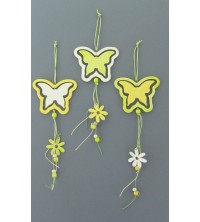 Motýl dřevěný 1*10*45 cm