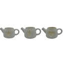 Svícen porcelánový 12,5*7,7*5,3 cm