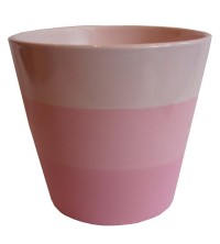 Obal, růžový pruh Ø 13,5 cm