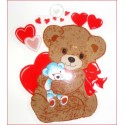 Medvídek fólie  21*17 cm