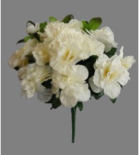 Azalka kytice krémová 36 cm