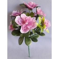 Azalka sv. fialová kytice malá 30 cm