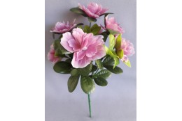 Azalka sv. fialová kytice malá 30 cm