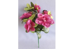 Azalka růžovo-fialová kytice malá 30 cm
