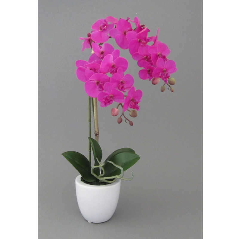 Orchidej v květináči, 43 cm