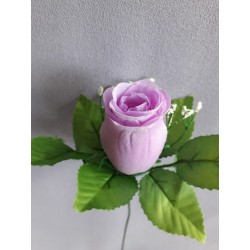 Růže poupě fialková vazbová 7 cm