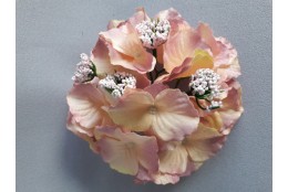 Hortenzie starorůžová vazbová Ø 17 cm
