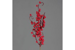 Větvička bobule červená 58 cm