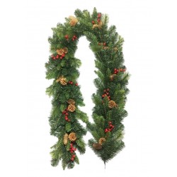 Girlanda chvojová zdobená 200 cm