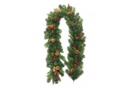 Girlanda chvojová zdobená 200 cm
