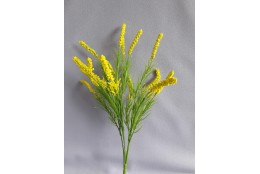 Tráva plast rdesno žlutá 50 cm