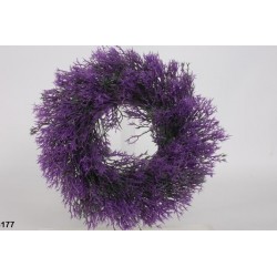 Věnec tráva lavender Ø 30 cm