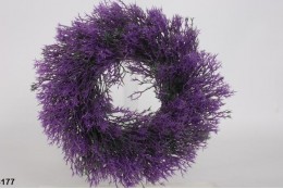 Věnec tráva lavender Ø 30 cm
