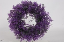 Věnec tráva lavender, 30 cm