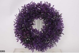 Věnec lístky LAVENDER Ø 27 cm
