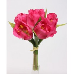 Tulipán kytice vázaná beauty 20 cm